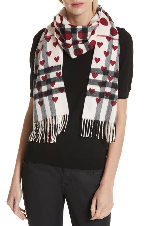 burberry classic heart check scarf|most popular Burberry scarf.